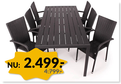 GENEVE HAVEMØBELSÆT - VINTERSALG